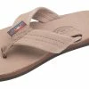 Deals 🎁 Rainbow 🩴 Sandals Rainbow Kid's Premier Leather Dark Brown 1" Strap Flip Flops 😉
