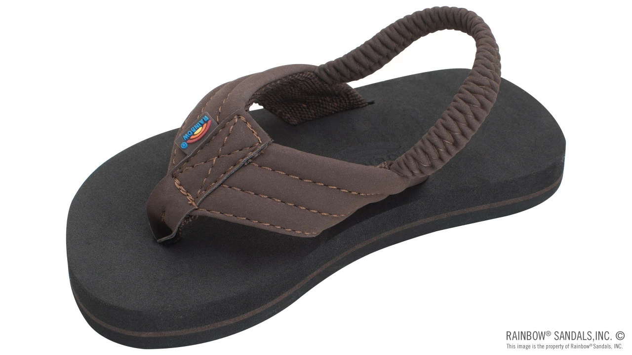 Coupon ๐ Rainbow ๐ฉด Sandals Rainbow Kid's Grombow Brown Flip Flops ๐