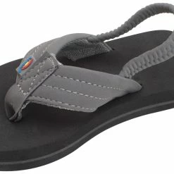 Top 10 😉 Rainbow 🩴 Sandals Rainbow Kid's Grombow Dark Grey Flip Flops ✔️