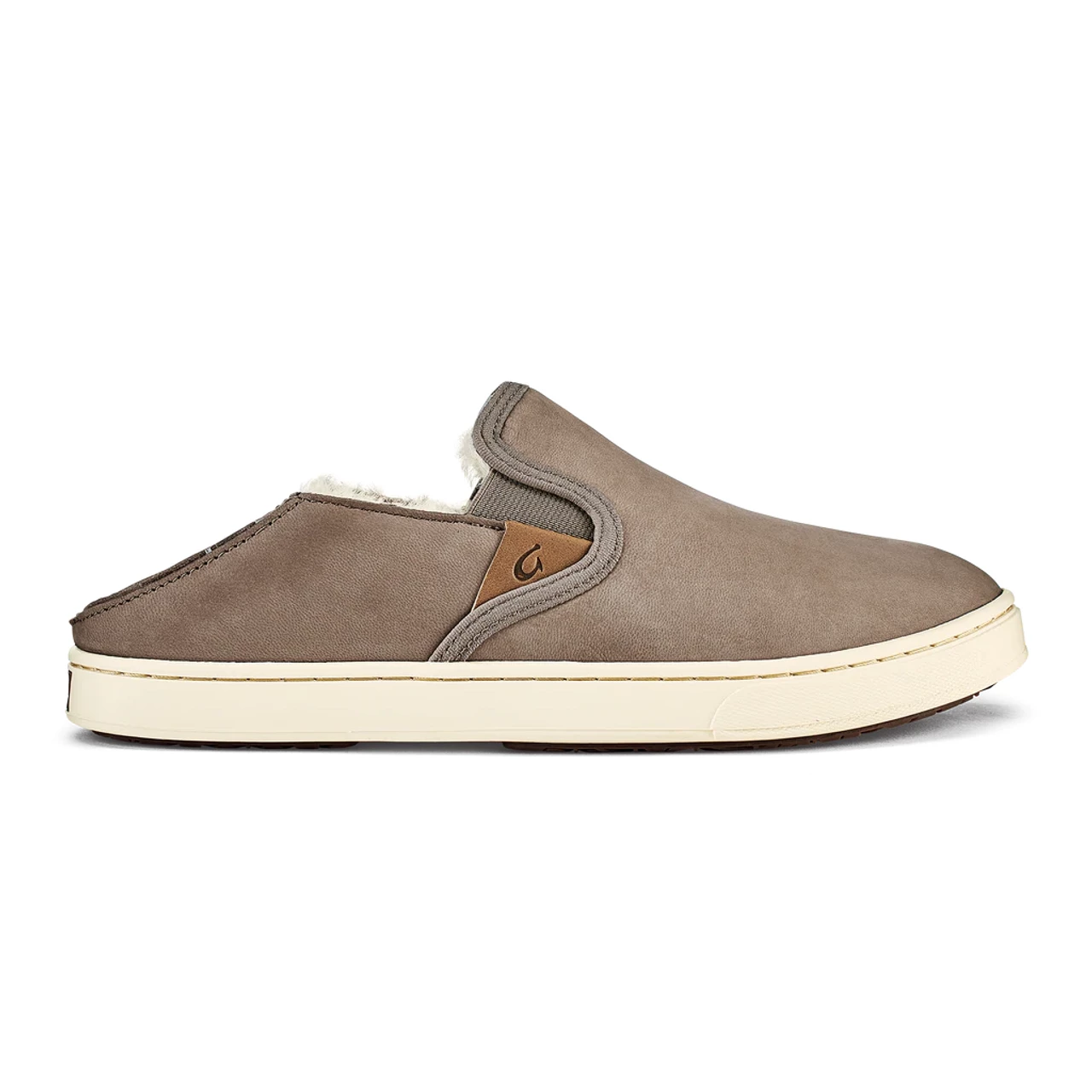 Best Pirce ๐ฅ Olukai ๐ฉ Women's Pehuea Heu Leather Slipper ๐ Sneakers - Taupe Grey ๐คฉ - Image 2