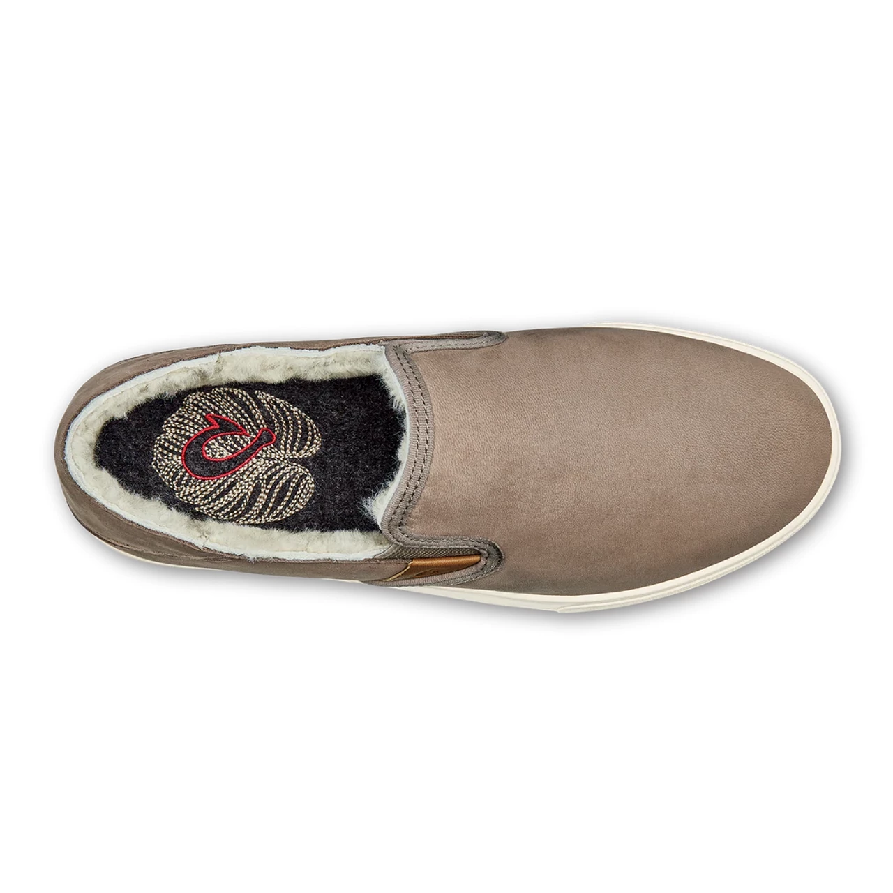 Best Pirce ๐ฅ Olukai ๐ฉ Women's Pehuea Heu Leather Slipper ๐ Sneakers - Taupe Grey ๐คฉ - Image 3