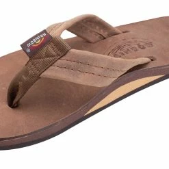 Top 10 🛒 Rainbow 🩴 Sandals Rainbow 👩 Women's Luxury Leather 1" Strap Nogales Wood Flip Flops ❤️