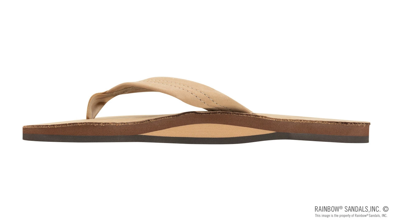 Flash Sale ๐ Rainbow ๐ฉด Sandals Rainbow Men's Single Layer Premier Leather 1" Strap Sierra Brown ๐ - Image 2