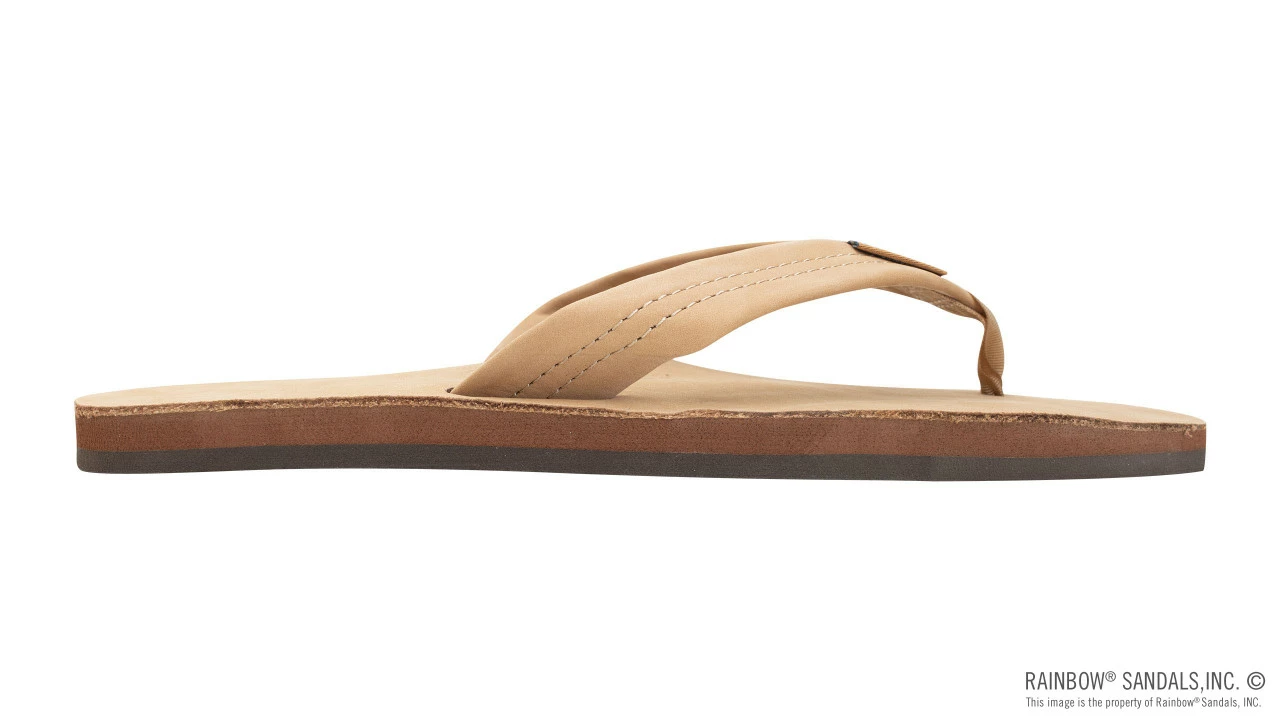 Flash Sale ๐ Rainbow ๐ฉด Sandals Rainbow Men's Single Layer Premier Leather 1" Strap Sierra Brown ๐ - Image 4