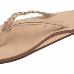 Hot Sale 🔔 Rainbow 🩴 Sandals Rainbow 👩 Women's Flirty Braidy Sierra Brown 😍