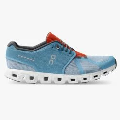 Best deal 😀 ON Inc. On Cloud 5 Push Men's Running 👞 Shoes - Niagra/Chambray 💯