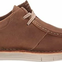 Flash Sale 🔔 Clarks Men's Forge Run Tan Leather 👟 Sneaker 🛒