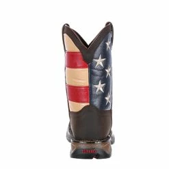Budget ⭐ Durango Kid's Flag Western Boot ✔️ -Adidas shop DBT0159 back 33457.1652973315