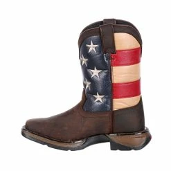Budget ⭐ Durango Kid's Flag Western Boot ✔️ -Adidas shop DBT0159 instep 88886.1652973315