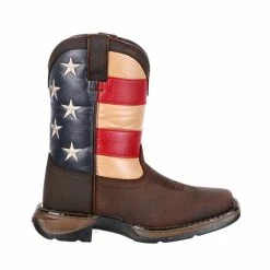 Budget ⭐ Durango Kid's Flag Western Boot ✔️