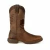 Best deal 😍 Durango Men's Brown Distressed Flag Embroidery Western Boot 🔔