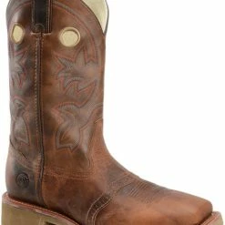 Cheapest ✨ Double H Double-H ICE™ Old Town Folklore Roper Men's Western Work 🥾 Boots - Earthquake 😀