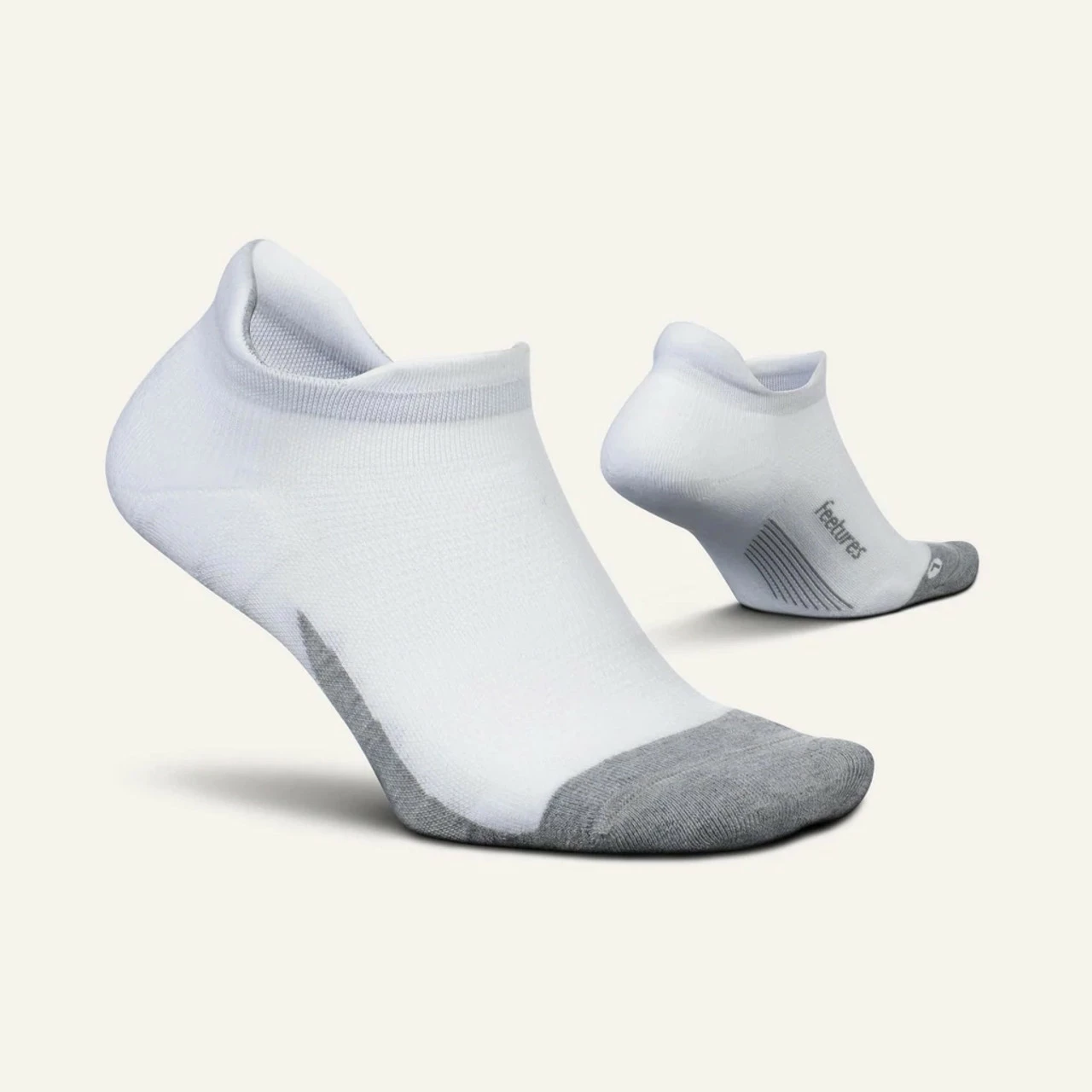 Cheap 👏 Feetures Elite Max Cushion Unisex Sock - White ⭐ - Image 2