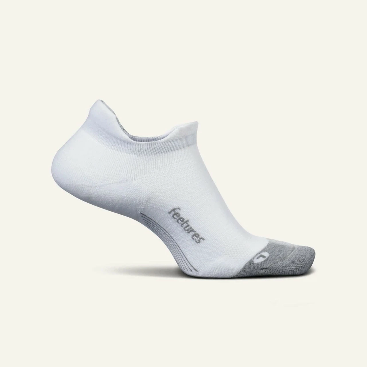 Cheap 👏 Feetures Elite Max Cushion Unisex Sock - White ⭐