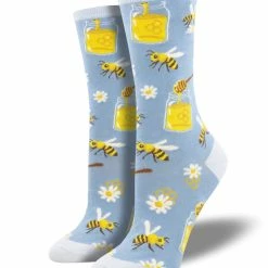 Best deal 🥰 Socksmith 👩 Women's Bee My Honey 🧦 Socks - Blue ✨
