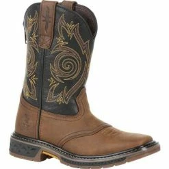 Deals 🔔 Georgia 🥾 Boots Georgia Boot Carbo-Tec LT Big Kids Pull On Saddle Boot ✨