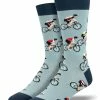 Brand new 😀 Socksmith Men's Cycling Crew 🧦 Socks - Blue 🥰