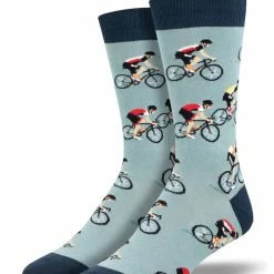 Brand new 😀 Socksmith Men's Cycling Crew 🧦 Socks - Blue 🥰