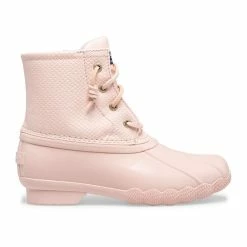 Wholesale 😉 Stride Rite Sperry Kid's Saltwater Duck Boot Blush 💯