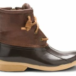 Coupon ❤️ Stride Rite Sperry Big Kids' Saltwater Duck Boot Brown 🌟