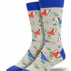 Best Sale 😉 Socksmith Men's Cornhole 🧦 Socks - Light Grey Heather 👍