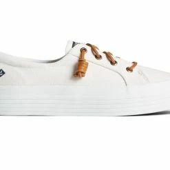 Flash Sale 🔥 Sperry Topsider Sperry 👩 Women's Crest Triple 👟 Sneaker - White 👍