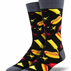 Budget 🌟 Socksmith Men's Sausage Fest 🧦 Socks - Black 🥰