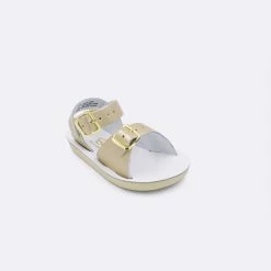 Cheap ❤️ Sun-San Infant Surfer 🩴 Sandal Gold 😍