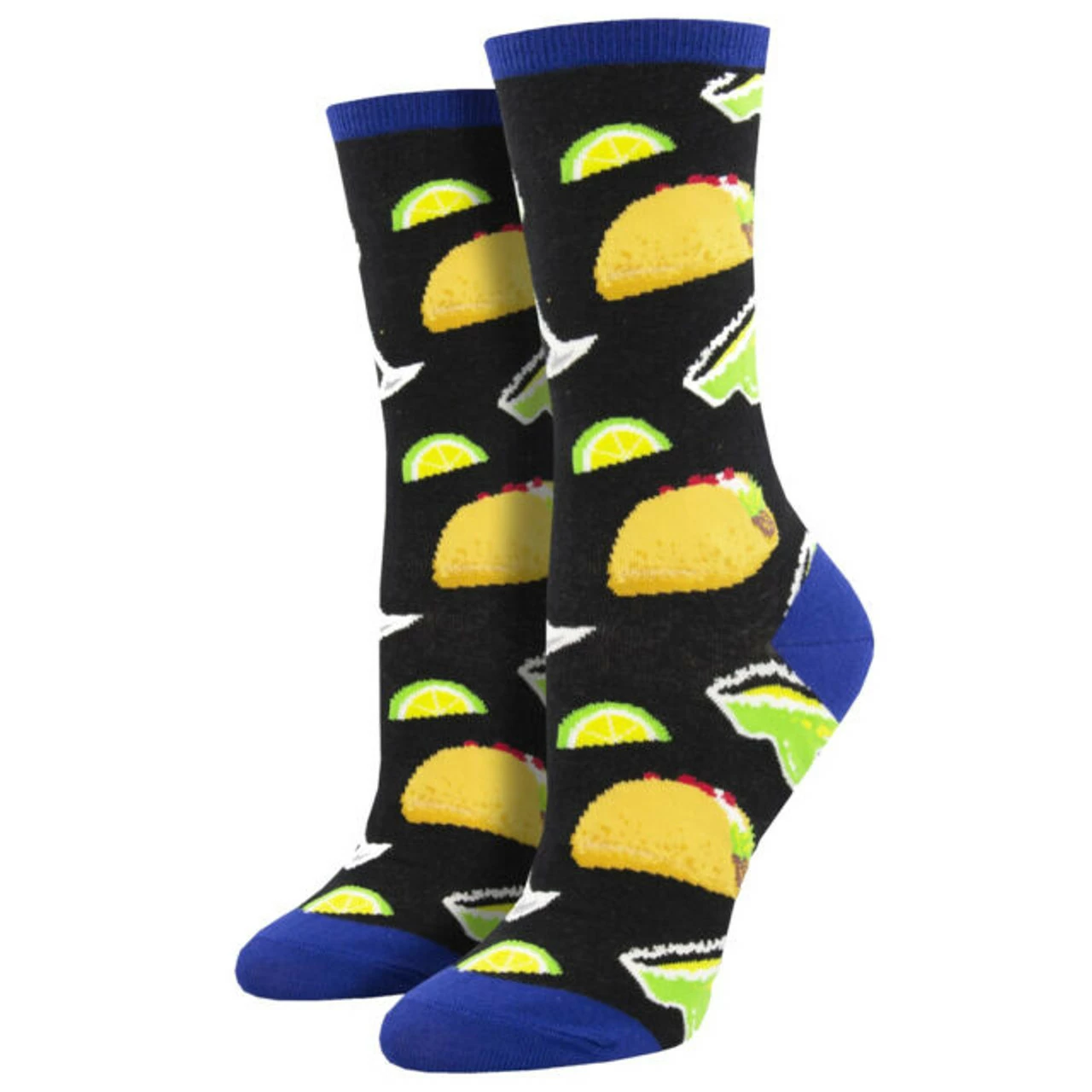 Discount ๐ Socksmith ๐ฉ Women's Tacos And Margaritas ๐งฆ Socks - Black ๐ฅฐ