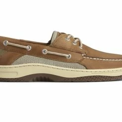 New 👏 Sperry Topsider Sperry Men's Billfish 3-Eye Boat 👞 Shoe - Dark Tan 😀