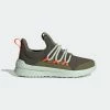 Flash Sale ⭐ Adidas Kids Lite Racer Adapt 5.0 Running 👟 Shoe- Focus Olive / Shadow Olive / Impact Orange 🧨