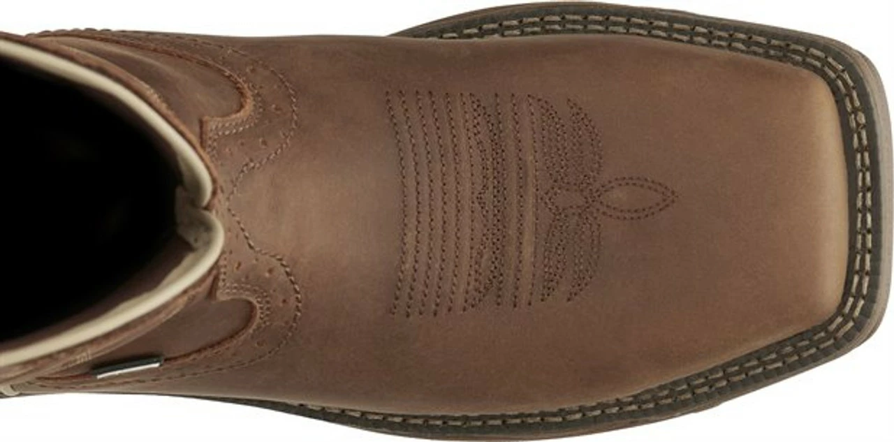 Promo ๐ Justin ๐ฅพ Boots Rush Steel Toe Saddle Tan โจ - Image 2