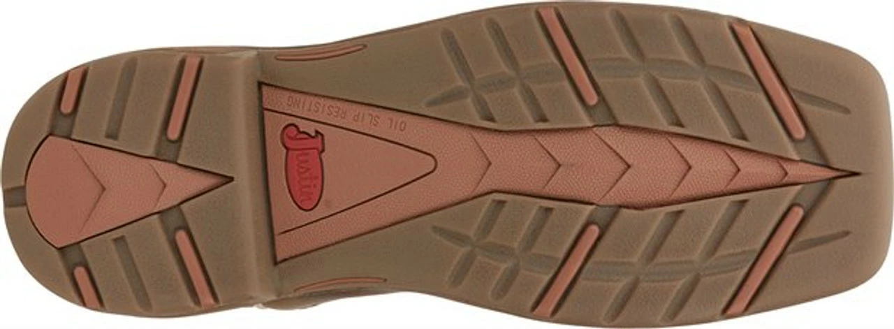 Promo ๐ Justin ๐ฅพ Boots Rush Steel Toe Saddle Tan โจ - Image 3