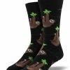 Discount 😉 Socksmith Men's Sloth 🧦 Socks - Black 👍