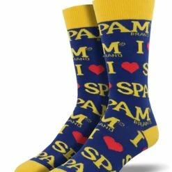 Hot Sale 👏 Socksmith Men's Spam 🧦 Socks - Blue 😀