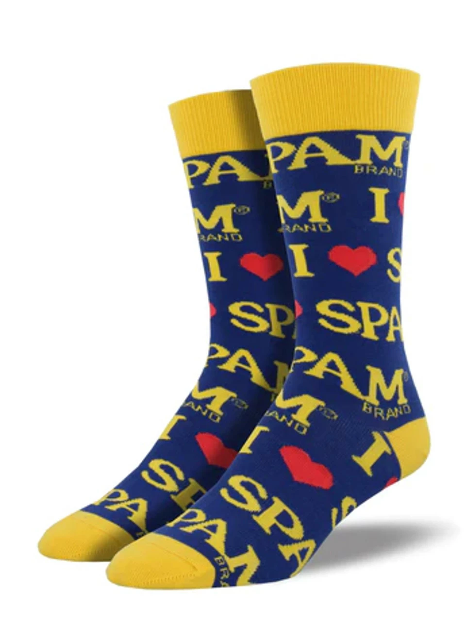 Hot Sale π Socksmith Men's Spam 𧦠Socks - Blue π