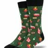 Best deal 🧨 Socksmith Men's Tailgater's Delight 🧦 Socks - Green Heather ❤️