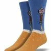 Discount 👍 Socksmith Men's Beer Taps 🧦 Socks - Blue Fog 🌟