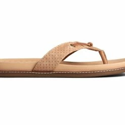 Buy ⭐ Sperry Topsider Sperry 👩 Women's Waveside PLUSHWAVE Flip Flop - Brown 💯
