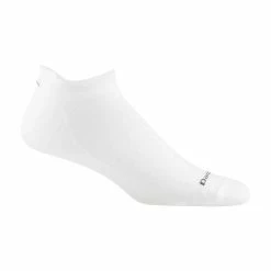 Discount 💯 Darn Tough Men's Run No Show Tab Ultra-Lightweight Running Sock White 🥰